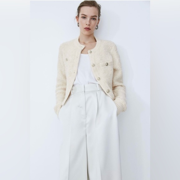 NWT H&M Boucle Cardigan - Picture 2 of 12
